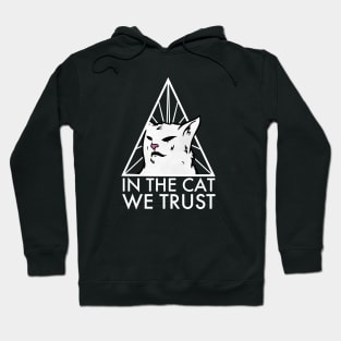 confused cat meme funny Hoodie